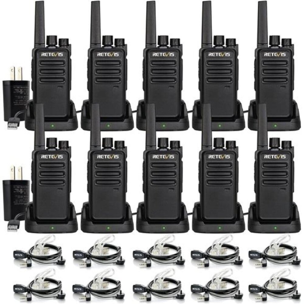 Two-Way Radios Long Range, Walkie Talkies for Adults, 2 Way Radio with Earpiece